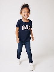 Gap Dark Wash Blue Pull On Denim Jeggings (12mnths-5yrs) - Image 1 of 8