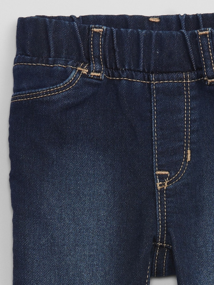 Gap Dark Wash Blue Pull On Denim Jeggings (12mnths-5yrs) - Image 8 of 8