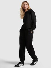 Victoria's Secret PINK Pure Black Fleece Oversized Sweatshirt - Image 3 of 4