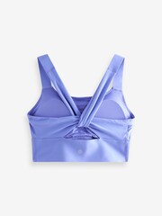 Lila - Athleta Warrior Lang geschnittener Sport-BH mit mittelstarkem Stützeffekt - Bild 2 von 3