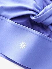 Lila - Athleta Warrior Lang geschnittener Sport-BH mit mittelstarkem Stützeffekt - Bild 3 von 3