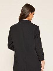Friends Like These Black Petite Edge to Edge Tailored Blazer - Image 2 of 4