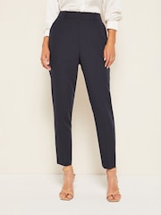 Friends Like These Navy Blue Blue Petite Tailored Ankle Grazer Trousers - Image 1 of 1