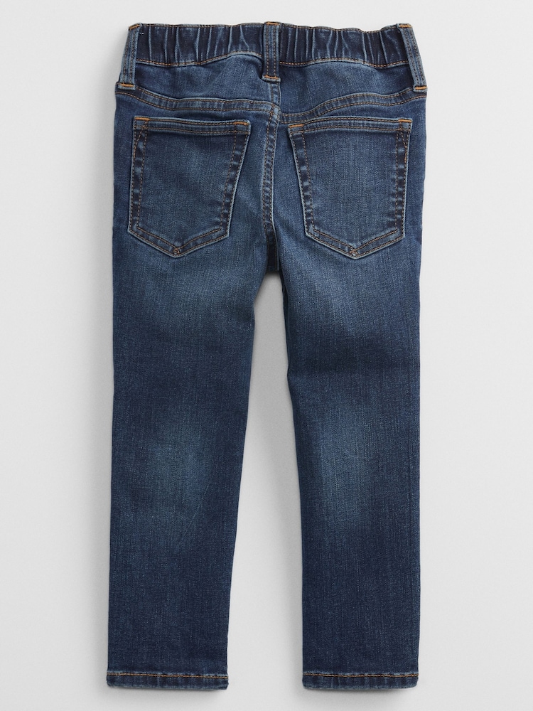 Gap Dark Wash Blue Skinny Stretch Jeans (12mths-5yrs) - Image 2 of 3