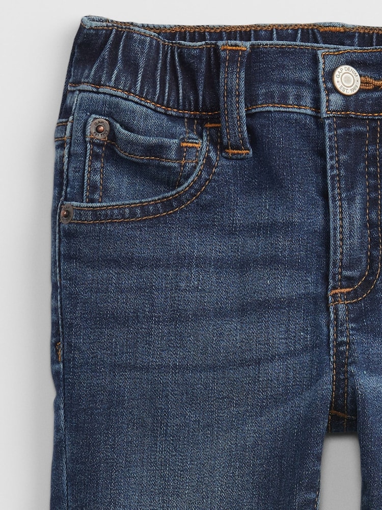 Gap Dark Wash Blue Skinny Stretch Jeans (12mths-5yrs) - Image 3 of 3