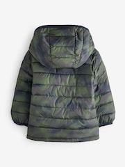Gap Green Camo Water Resistant Recycled Lightweight Puffer Jacket - Image 2 of 4