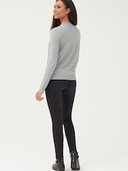 Society 8 Light Grey Christmas Jumper - Women - Image 2 of 5