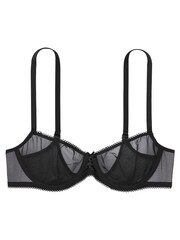 Victoria's Secret Black Mesh Unlined Balcony Bra - Image 3 of 3