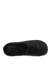 Totes Black Isotoner Popcorn Terry Mule - Image 4 of 5