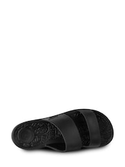 Totes Black Solbounce Ladies Double Strap Slide - Image 4 of 5