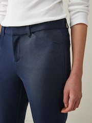 Azul marino - Pantalones pitillo tobilleros de tiro medio de Gap - Imagen 3 de 5