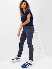 Azul marino - Pantalones pitillo tobilleros de tiro medio de Gap - Imagen 4 de 5