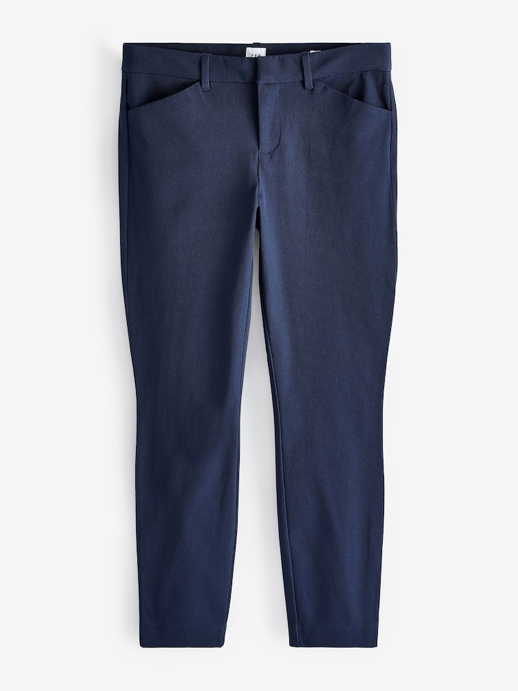 Azul marino - Pantalones pitillo tobilleros de tiro medio de Gap - Imagen 5 de 5