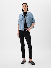 Gap Black Mid Rise Skinny Fit Ankle Trousers - Image 6 of 10