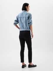Gap Black Mid Rise Skinny Fit Ankle Trousers - Image 7 of 10