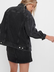 Gap Black Oversized Icon Denim Jacket - Image 2 of 4
