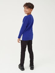 Society 8 Blue Elf Matching Family Elf Christmas Jumper - Image 5 of 5