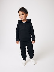 Gap Black Pullover Logo Zip Up Hoodie (6mths-5yrs) - Image 3 of 6