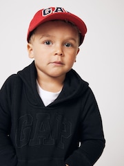 Gap Black Pullover Logo Zip Up Hoodie (6mths-5yrs) - Image 5 of 6