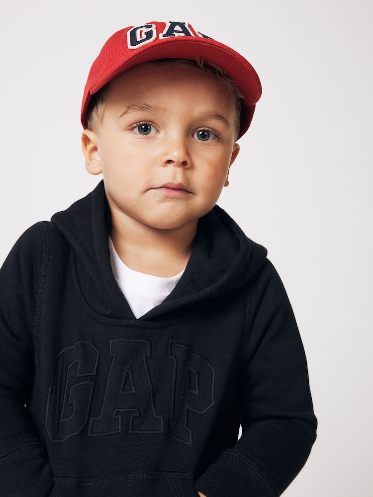 Zwart - Gap - Hoodie met rits en logo (6mnd -5jr) - Image 5 of 6