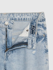 Azul vintage lavado - Vaqueros estilo girlfriend desgastados de Gap (5-16años) - Imagen 5 de 6