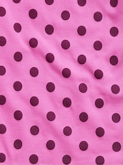 Gap Pink Polka Dot Long Sleeve Pyjama Set - Image 2 of 2