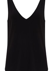 Pour Moi Black Sophie V Neck Jersey Vest - Image 4 of 5