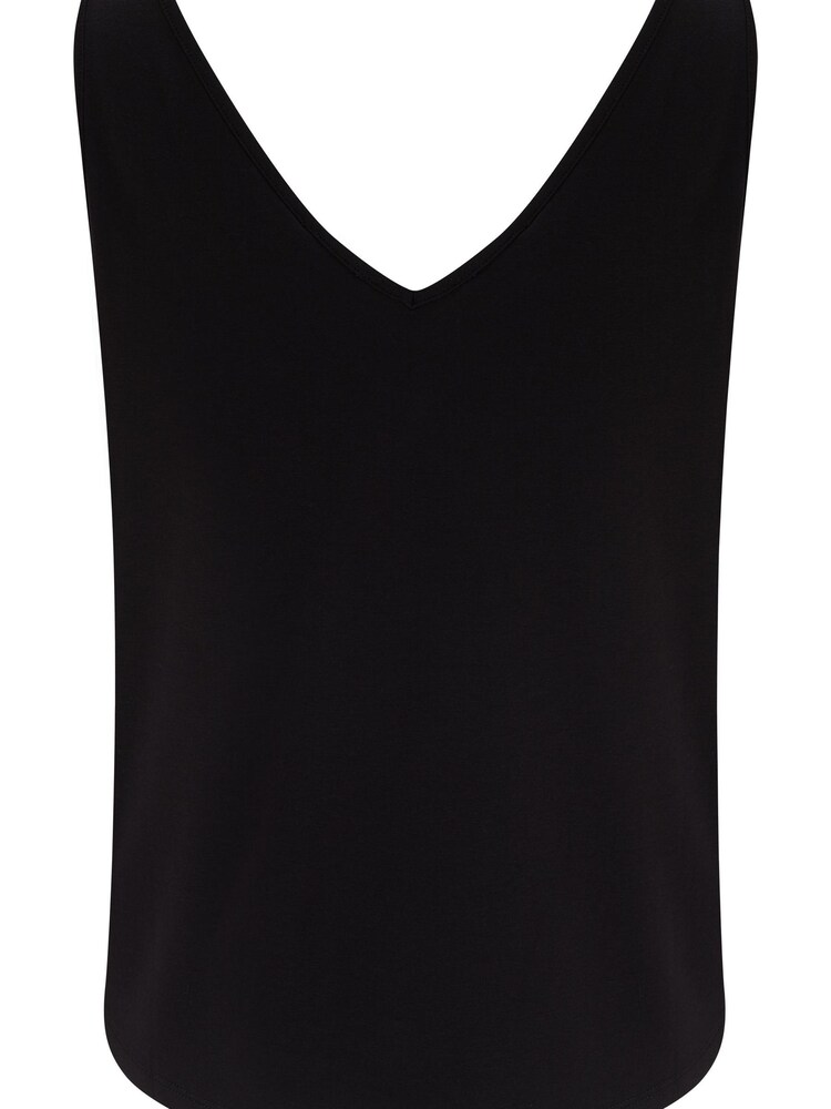 Pour Moi Black Sophie V Neck Jersey Vest - Image 5 of 5