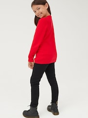 Society 8 Red Reindeer Matching Family Reindeer Christmas Jumper - Image 5 of 5