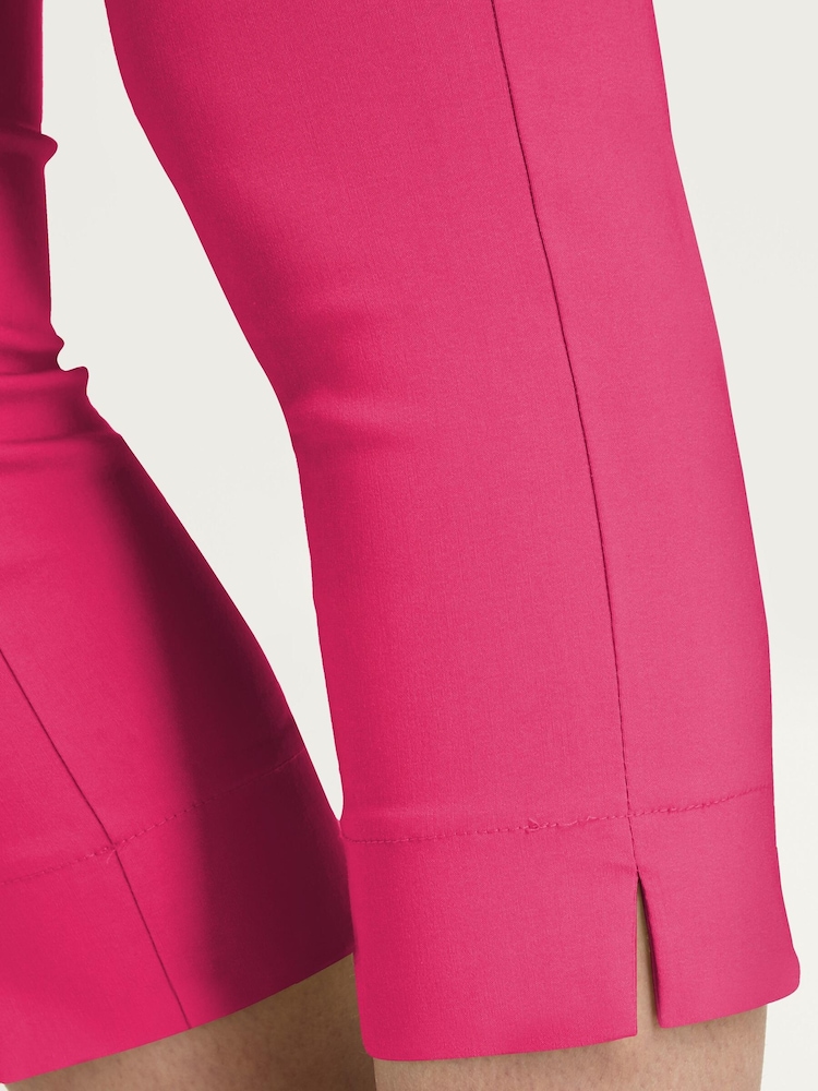 Roman Cerise Pink Cropped Stretch Trouser - Image 4 of 4