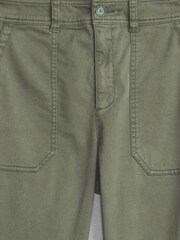 Gap Green High Rise Girlfriend Utility Trousers - Image 5 of 5