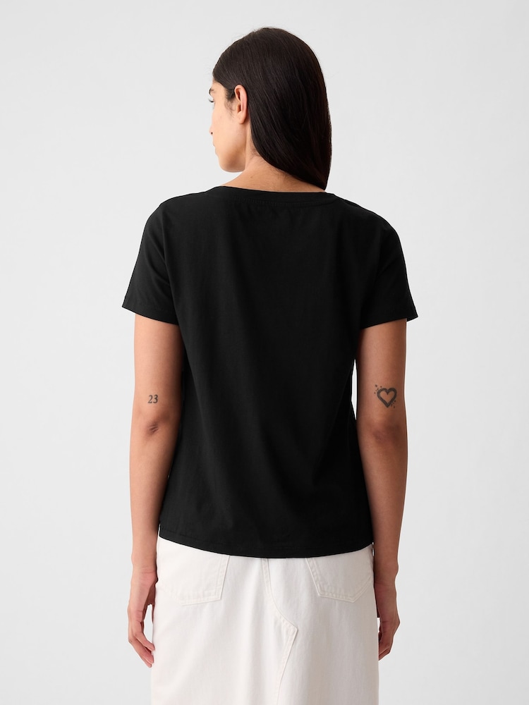 Negro - Gap camiseta vintage de manga corta - Imagen 2 de 7 Negro - Gap camiseta vintage de manga corta - Imagen 2 de 7