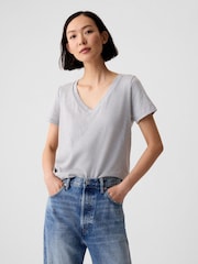 Gris - Gap camiseta vintage de manga corta - Imagen 1 de 5