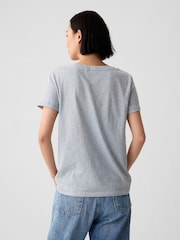 Gris - Gap camiseta vintage de manga corta - Imagen 2 de 5