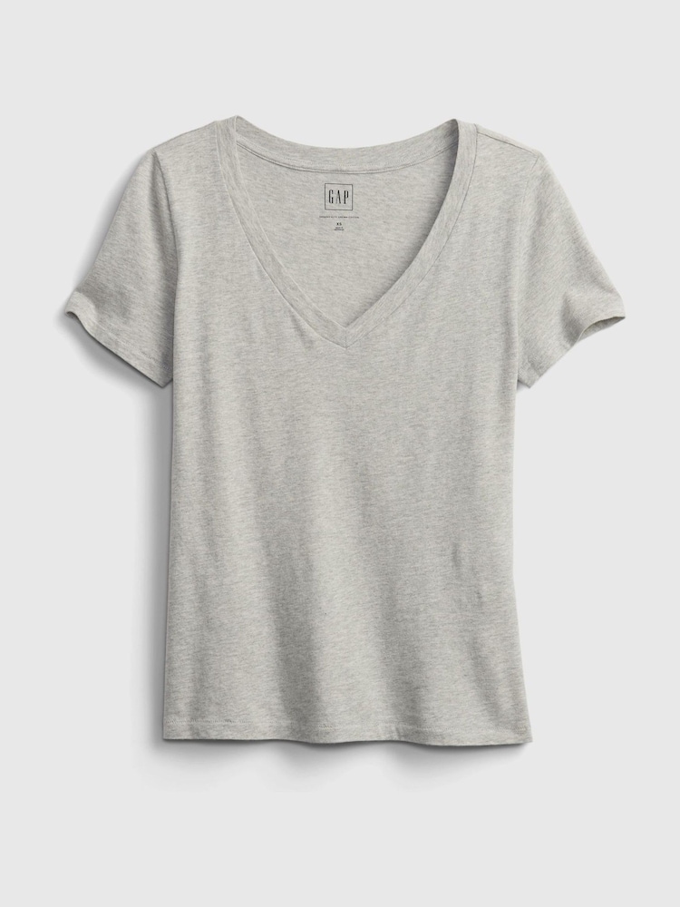 Gris - Gap camiseta vintage de manga corta - Imagen 5 de 5