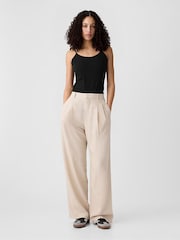 Gap Black Fitted Adjustable Strappy Top - Image 4 of 5