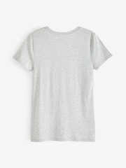 Светло-серый - Gap Избранное Cotton-Modal с коротким рукавом футболка - Image 4 of 5