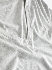 Светло-серый - Gap Избранное Cotton-Modal с коротким рукавом футболка - Image 5 of 5