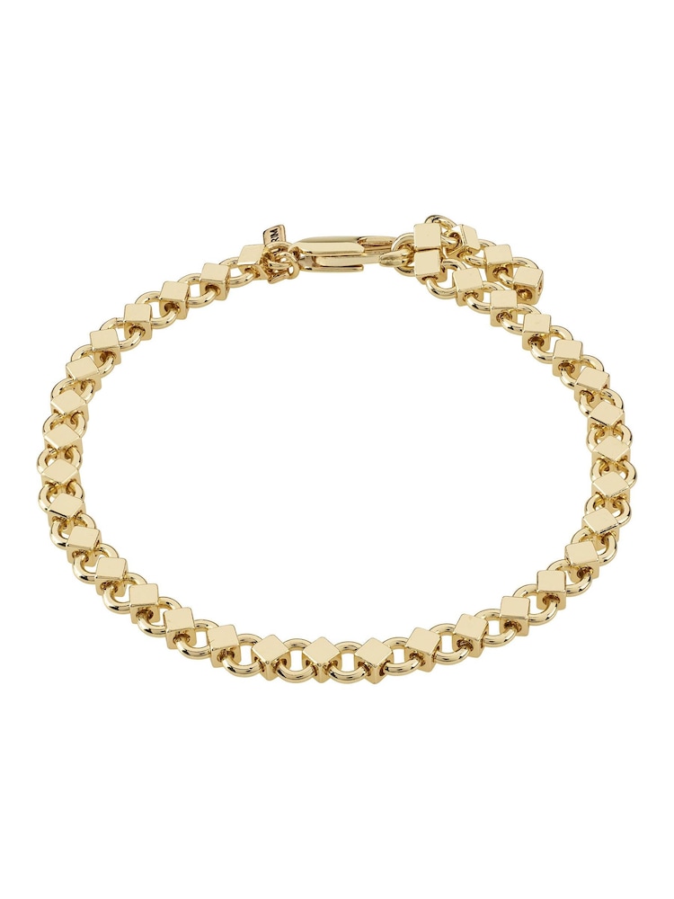PILGRIM Gold Desiree Recycled Chain Bracelet - Image 1 of 5 PILGRIM Gold Desiree Recycled Chain Bracelet - Image 1 of 5
