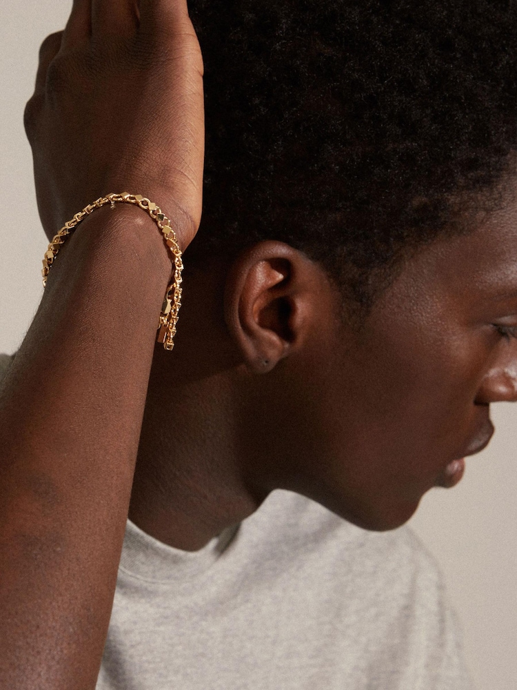 PILGRIM Gold Desiree Recycled Chain Bracelet - Image 5 of 5 PILGRIM Gold Desiree Recycled Chain Bracelet - Image 5 of 5