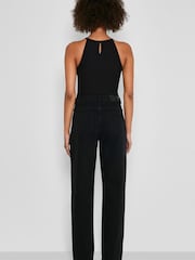 Noisy May Black High Waisted Wide Jean Jeans - Image 3 of 5