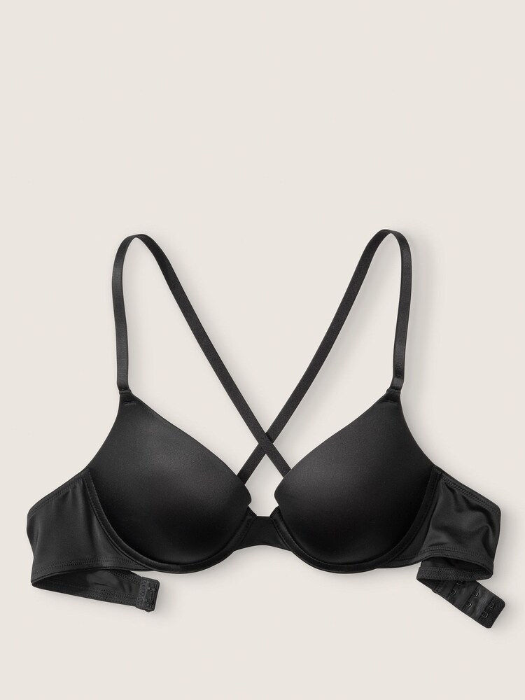 Victoria's Secret PINK Black Smooth Push Up T-Shirt Bra - Image 4 of 4