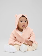 Gap Pink Knitted Brannan Bear Cardigan (Newborn-24mths) - Image 1 of 5