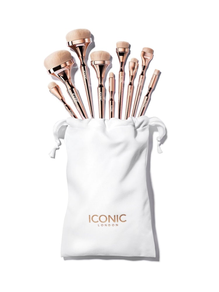 ICONIC London HD Blend Complete Makeup Brush Set - Image 1 of 2