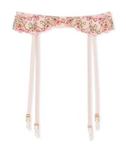 Victoria's Secret Ballet Pink Embroidered Suspenders - Image 2 of 2
