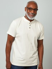 Joe Browns Cream Versatile Henley - Image 1 of 3