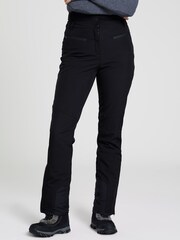Mountain Warehouse Black Avalanche Womens High-Waisted Slim Fit Ski Pants - Image 1 of 5