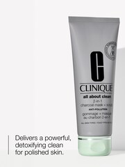 Clinique All About Clean 2-in-1 Charcoal Mask + Scrub 100ml - Image 2 of 5