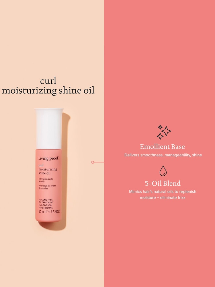 Living Proof Curl Moisturizing Shine Oil 50ml - Image 2 of 4