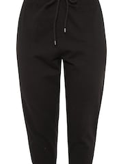 Yours Curve Black Cropped Joggers - Image 3 of 4